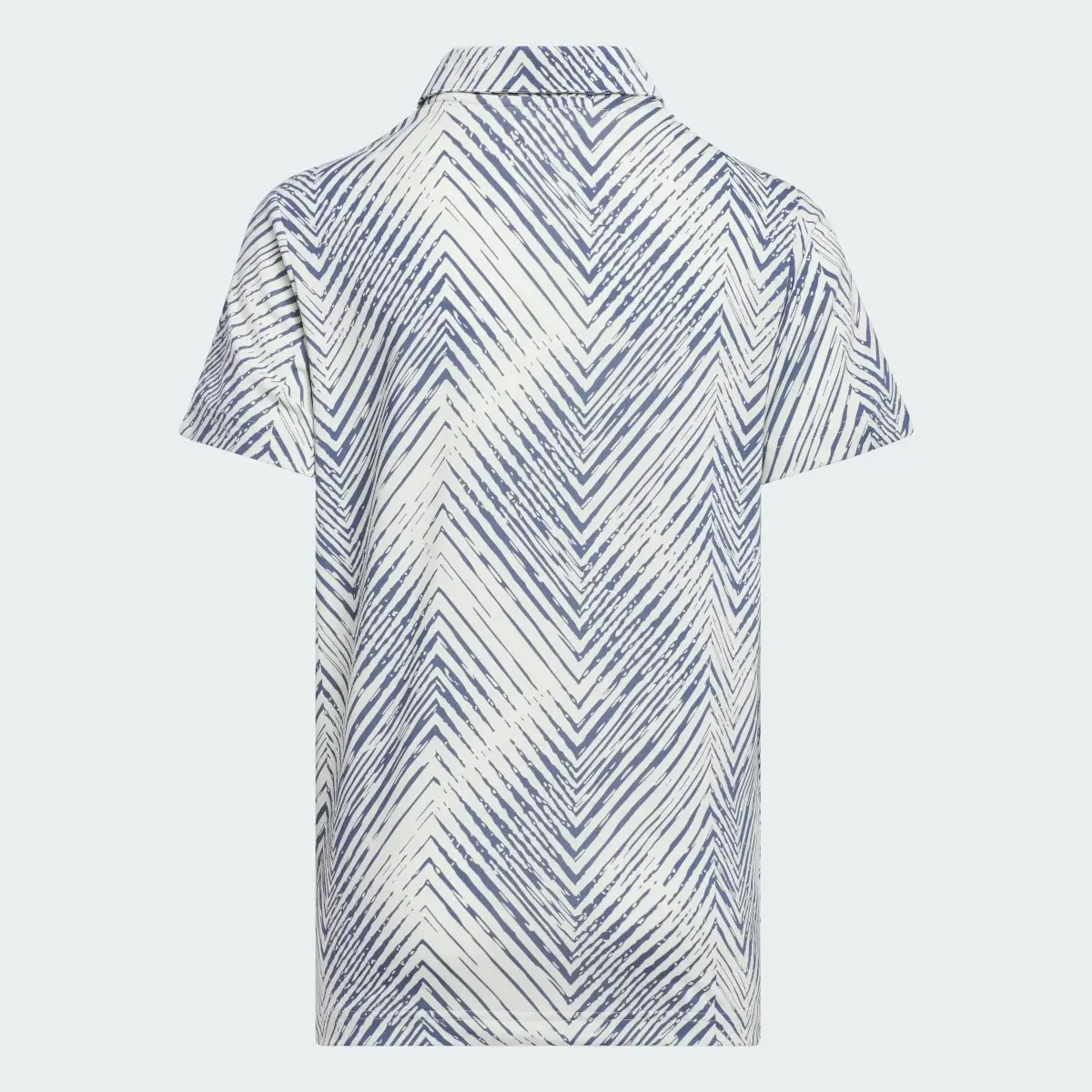 Adidas Herringbone Scripted Kids Poloshirt. 2