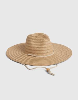 Straw Sun Hat brown