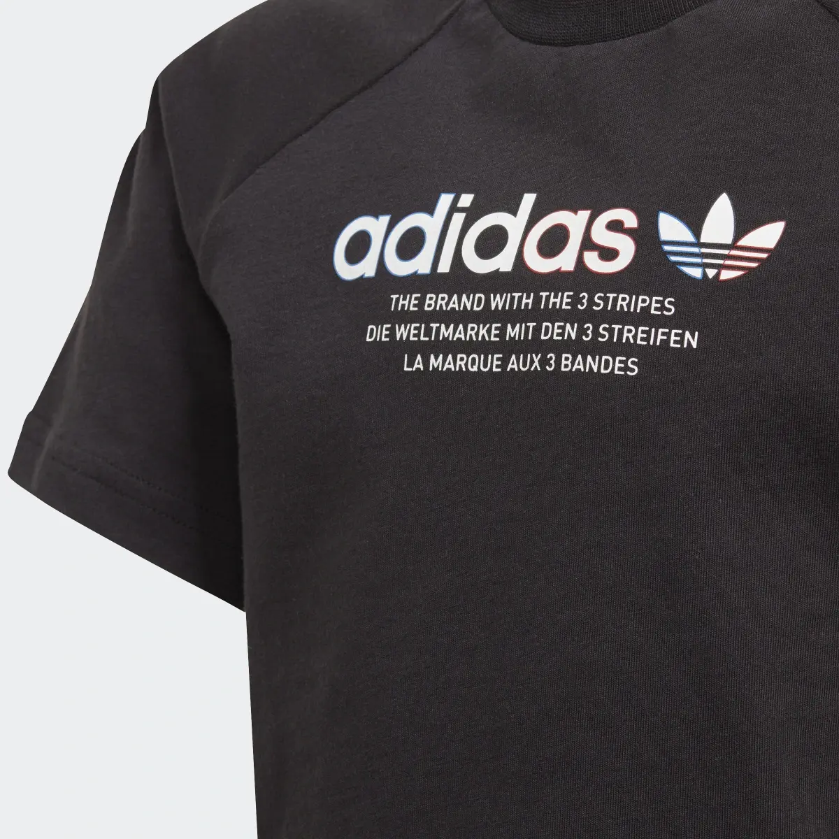 Adidas Playera Adicolor Estampada. 3