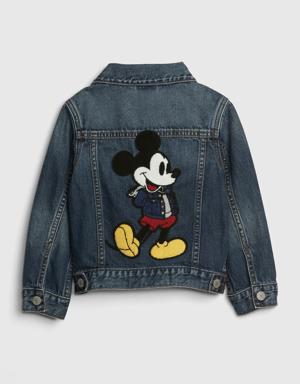 babyGap &#124 Disney Mickey Mouse Icon Denim Jacket blue