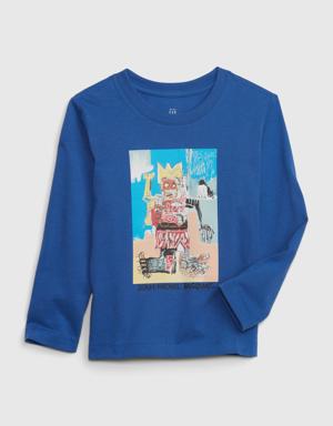 Jean-Michel Basquiat Toddler Graphic T-Shirt blue