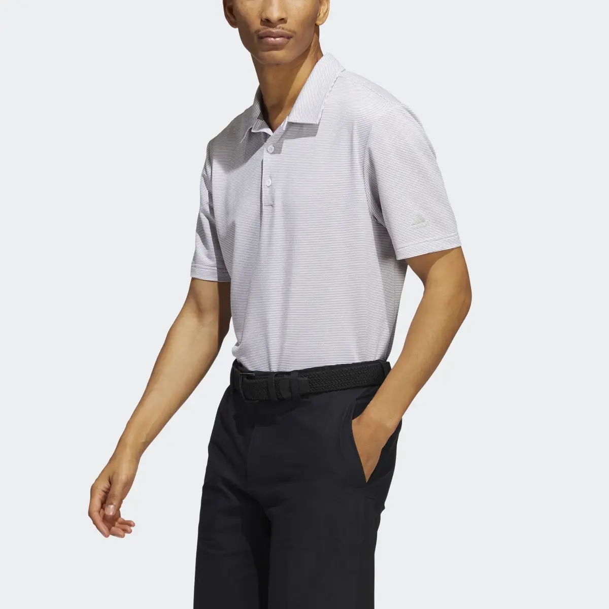 Adidas Ottoman Stripe Polo Shirt. 1