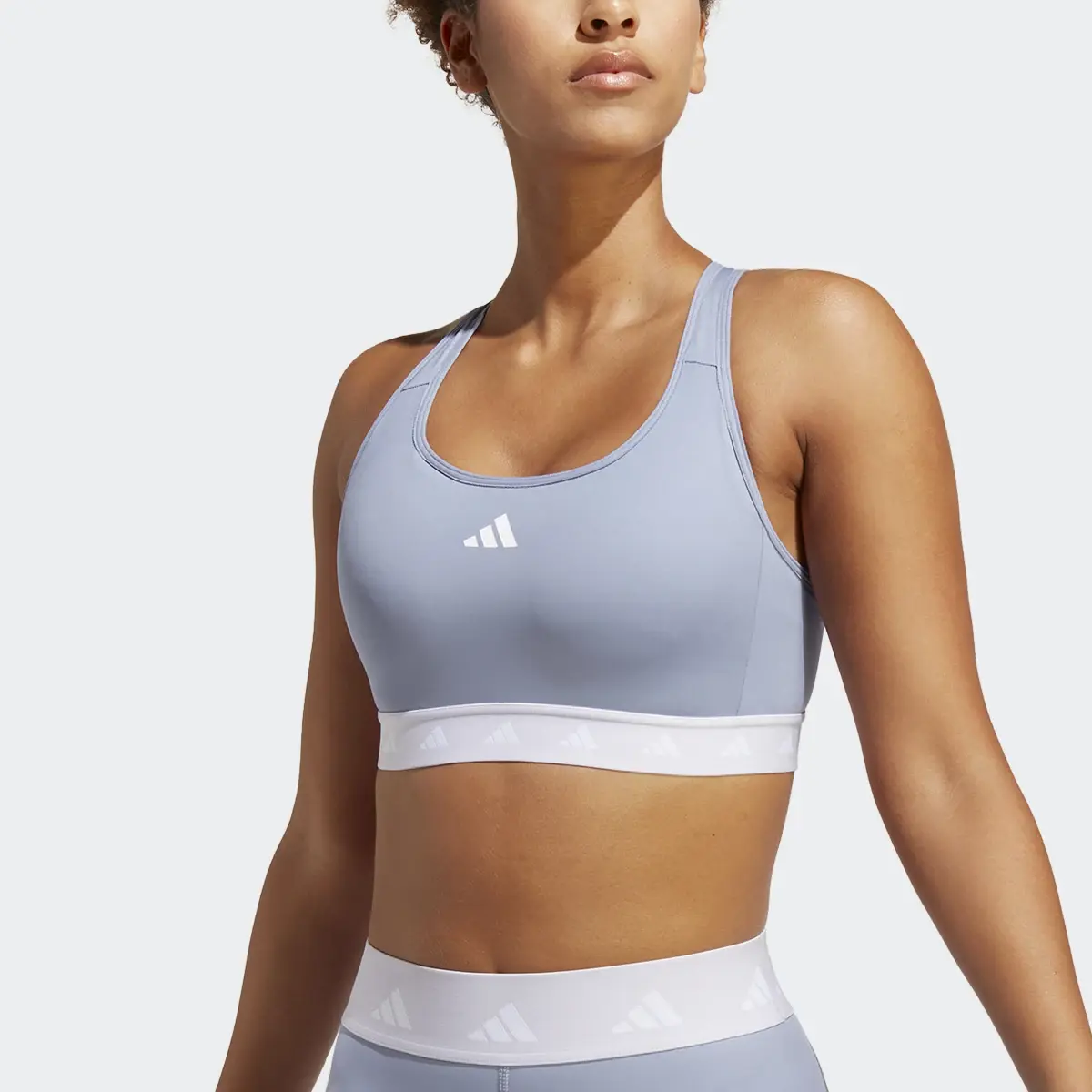 Adidas Powerreact Training Medium-Support Techfit Bra. 1