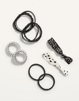 Old Navy Active Hair Ties 8-Pack for Adults black