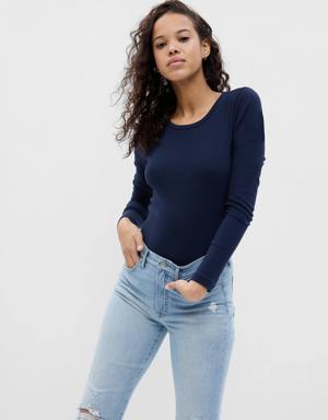 Gap Modern Crewneck T-Shirt blue