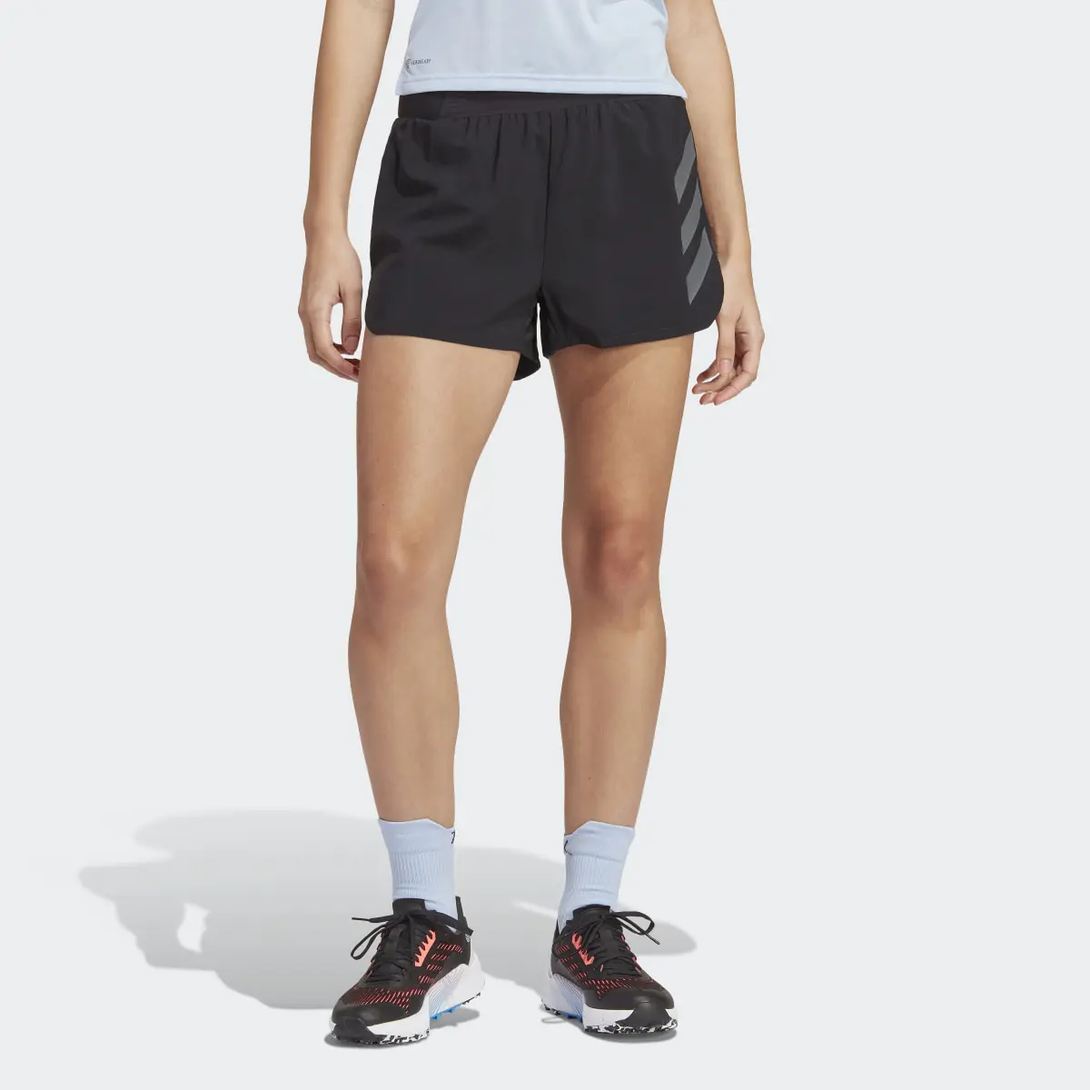 Adidas TERREX Agravic Trail Running Shorts. 1