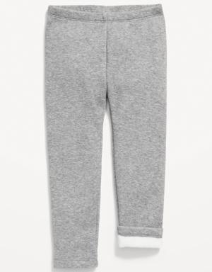 Old Navy Cozy-Lined Leggings for Toddler Girls gray