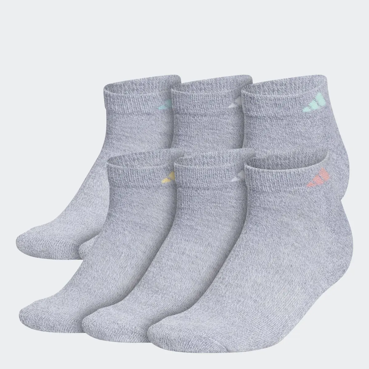 Adidas Athletic Low-Cut Socks 6 Pairs. 1