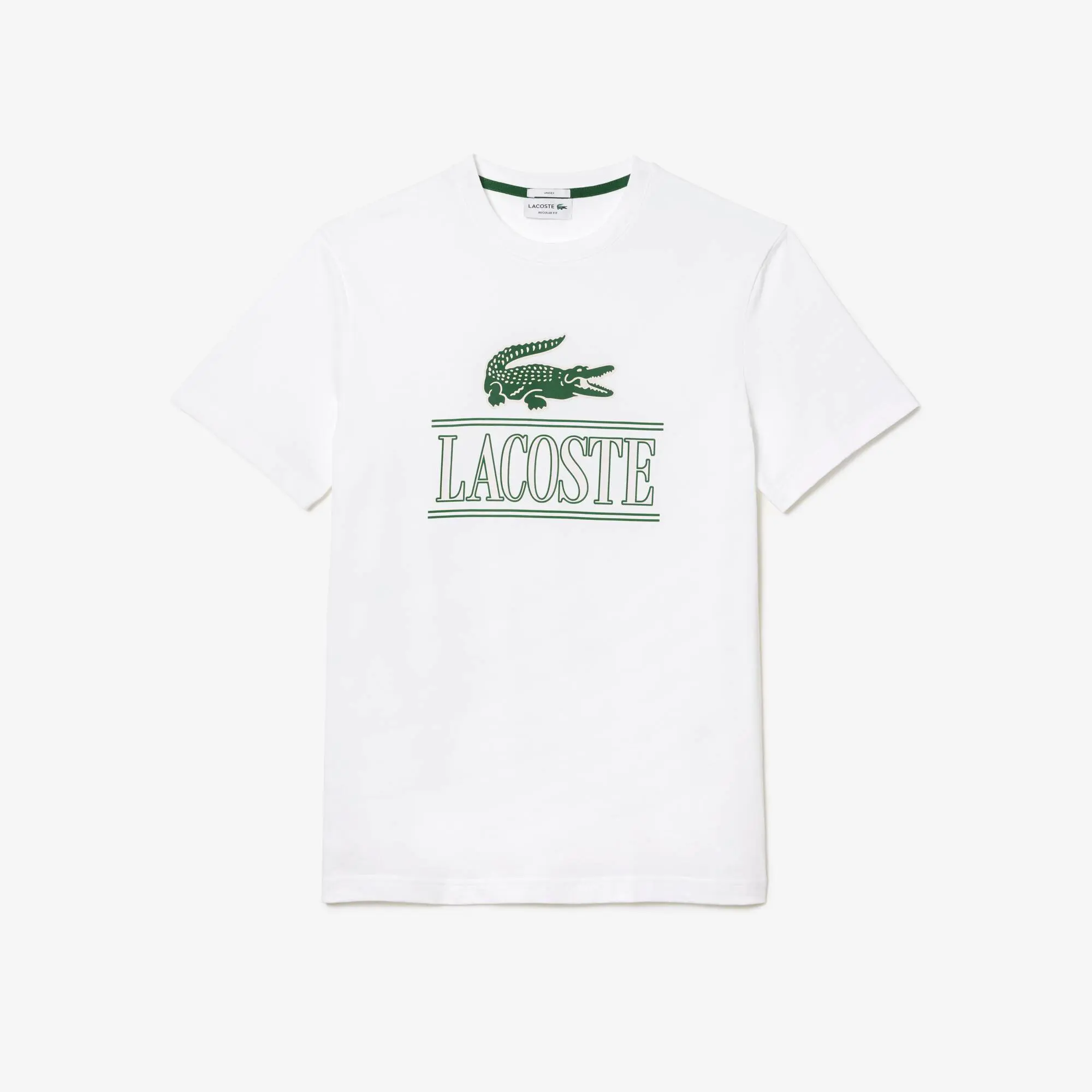 Lacoste Unisex Regular Fit Heavy Cotton Jersey T-Shirt. 2