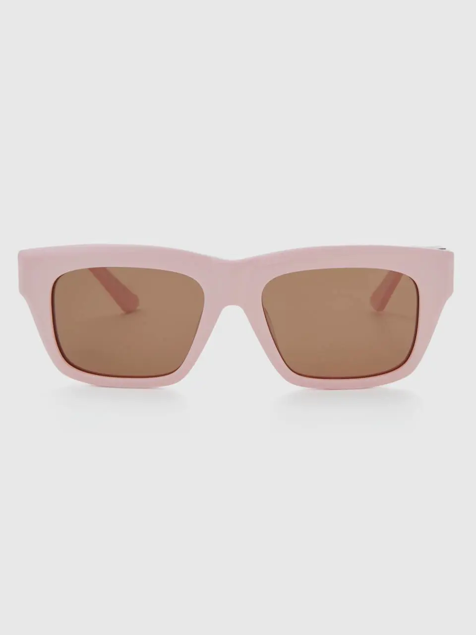 Benetton pink rectangular sunglasses. 1