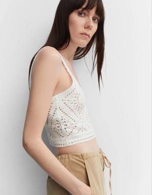 Top crop crochet