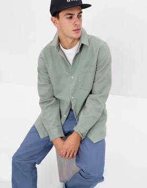 Gap Twill Shirt green