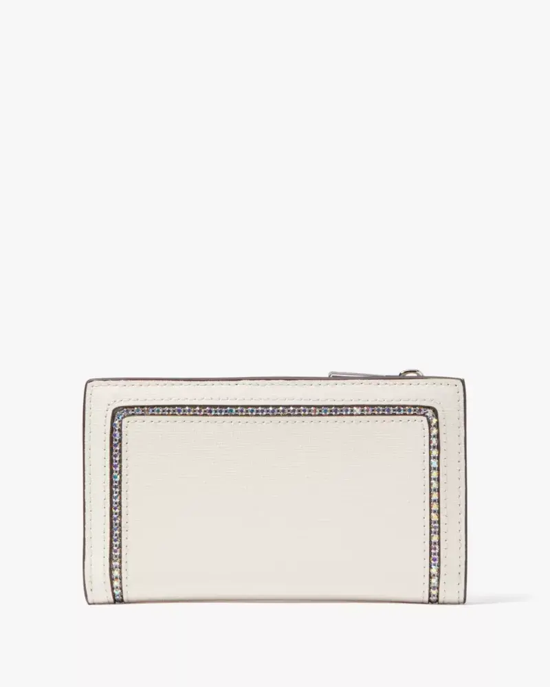 Kate Spade Morgan Crystal Inlay Small Slim Bifold Wallet. 3