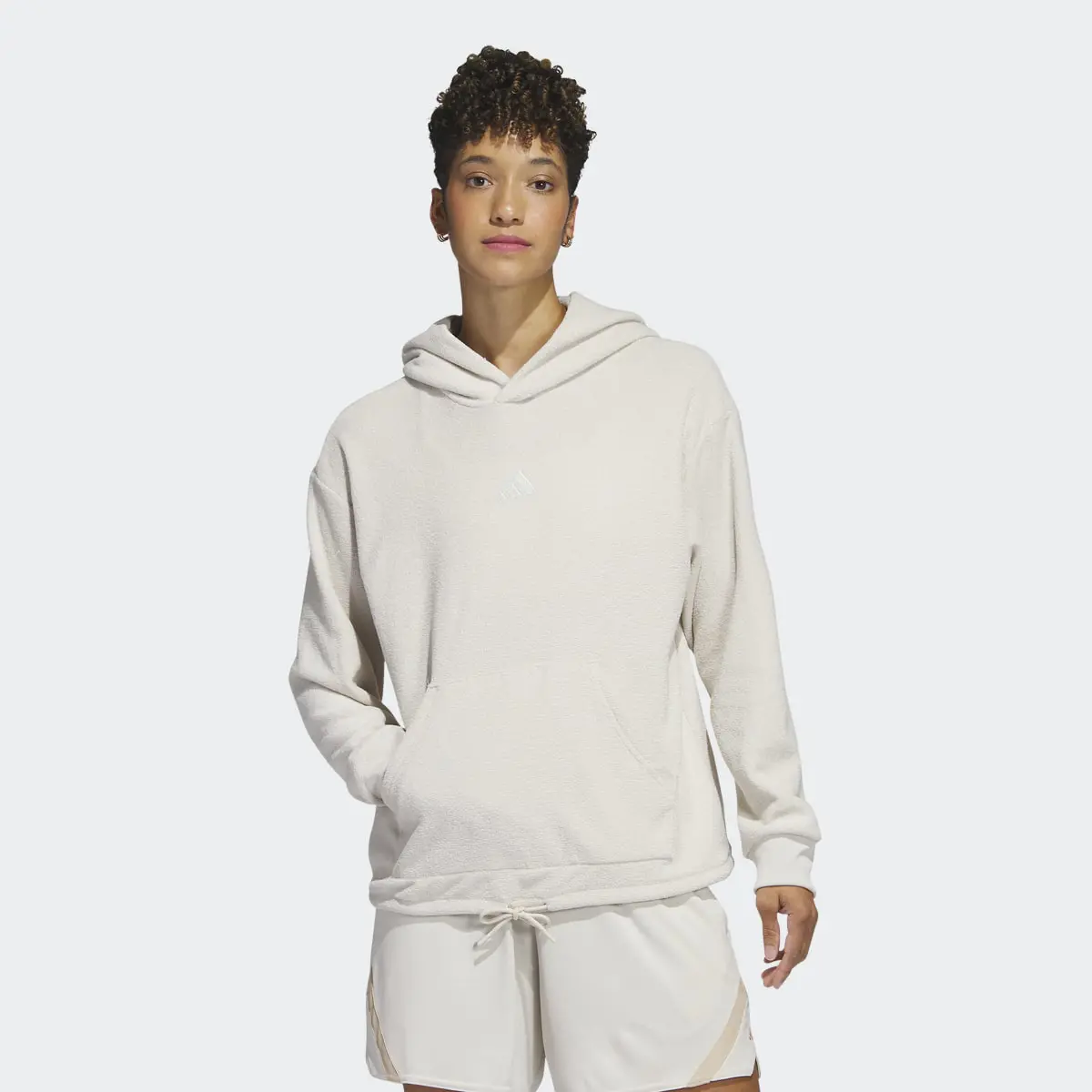 Adidas Select Crop Hoodie. 2