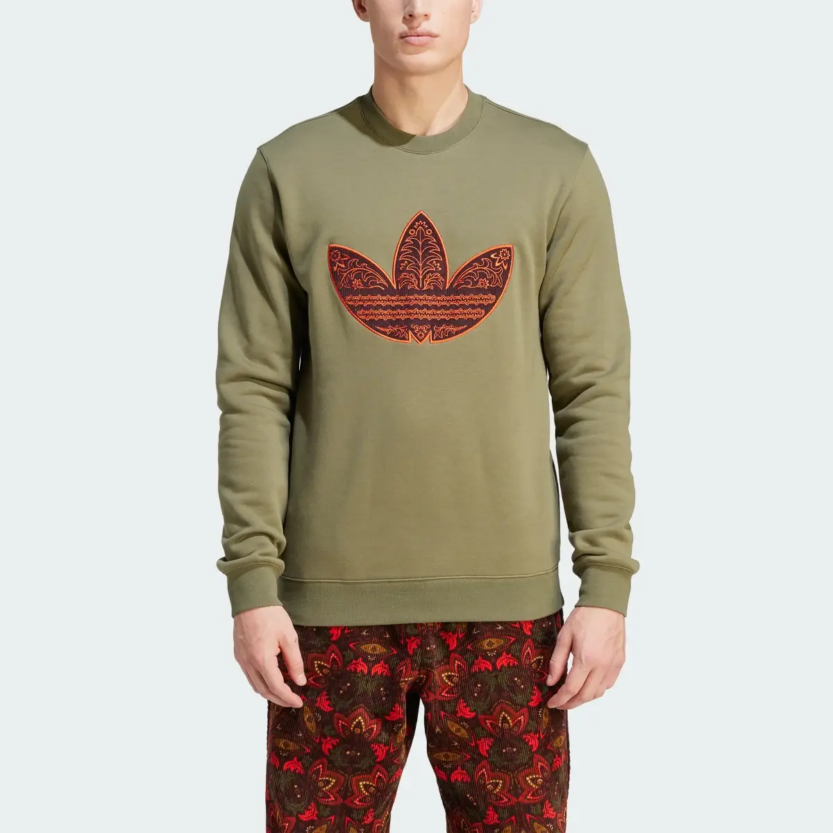 Adidas Bluza Corduroy Appliqué Crewneck. 1