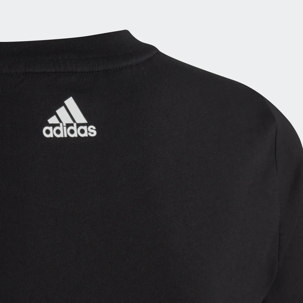 Adidas T-shirt slim en coton Essentials Linear Logo. 3