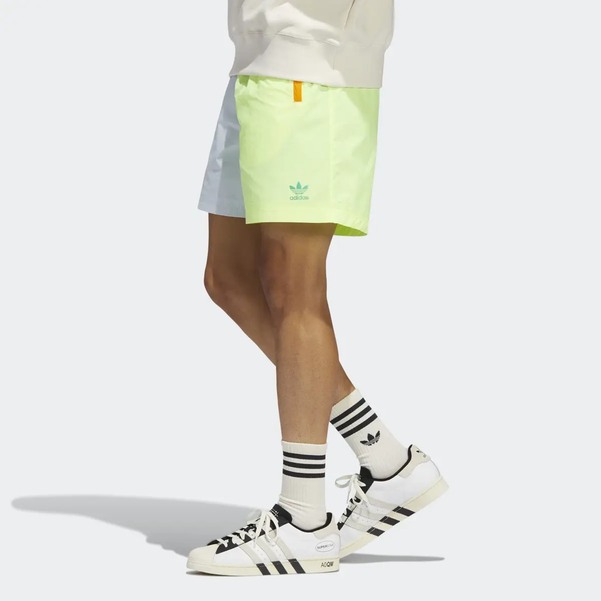 Adidas Blocked Woven Shorts. 2