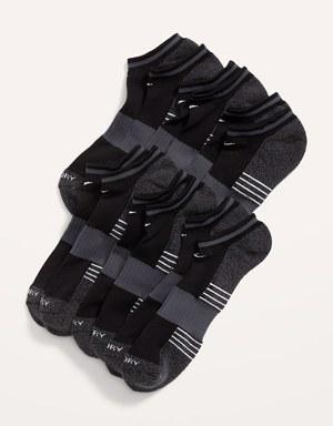 Go-Dry Gender-Neutral Low-Cut Performance Socks 6-Pack for Adults
