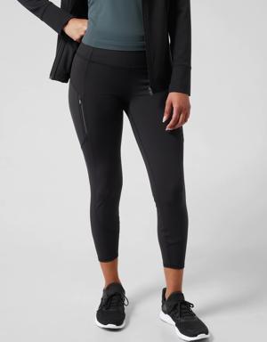 Athleta Rainier Unbrushed 7/8 Tight purple - 981847043