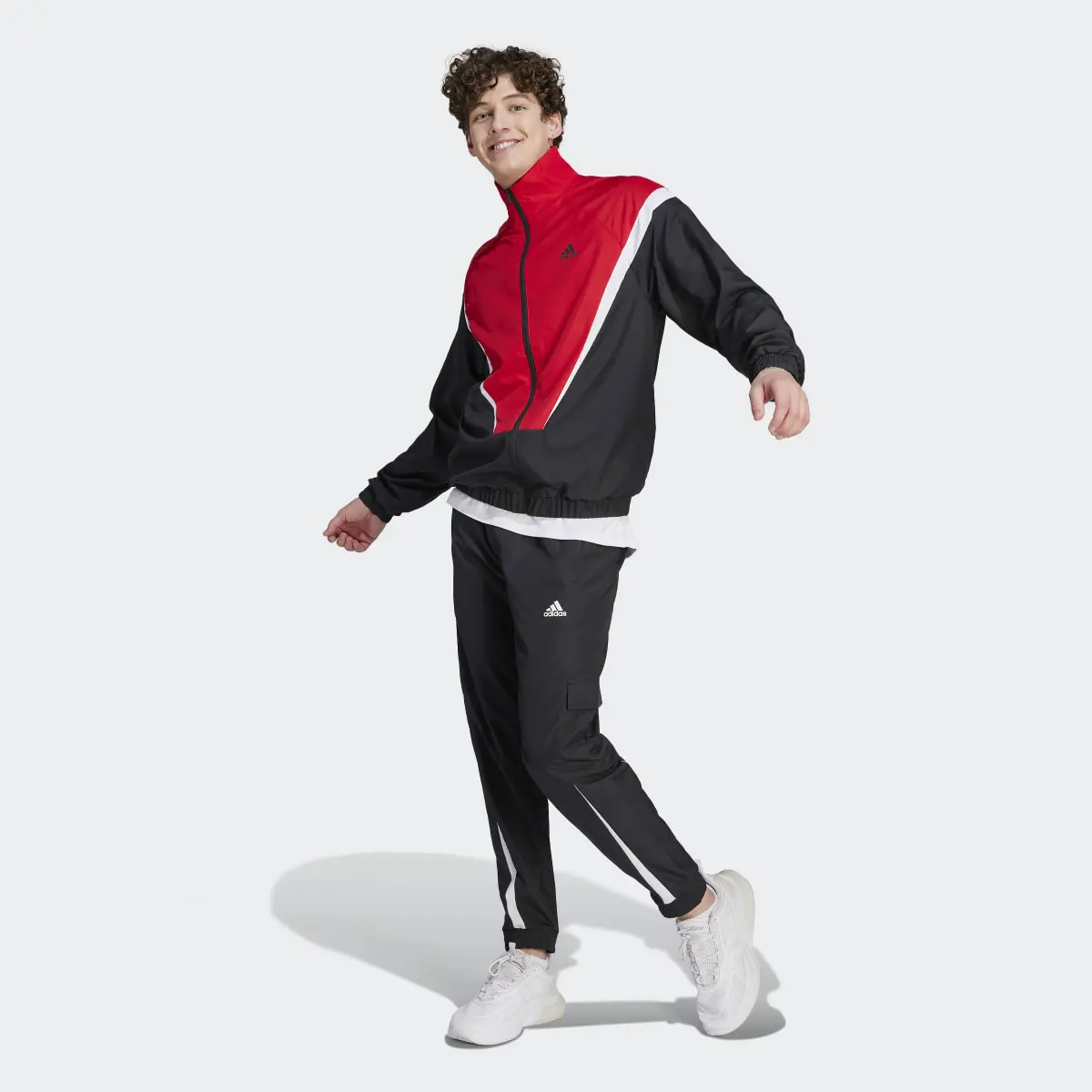 Adidas Survêtement Sportswear en toile sans capuche. 2