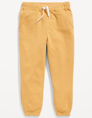 Old Navy Unisex Cinched-Hem Sweatpants for Toddlers yellow