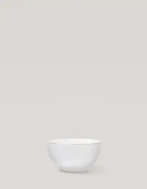 Gold-rimmed bowl