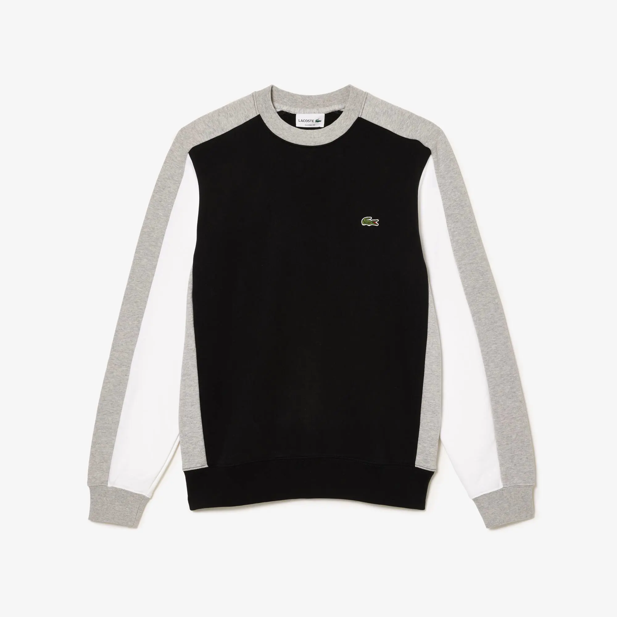 Lacoste Jogger Sweatshirt aus aufgerautem Fleece mit Colourblock. 2