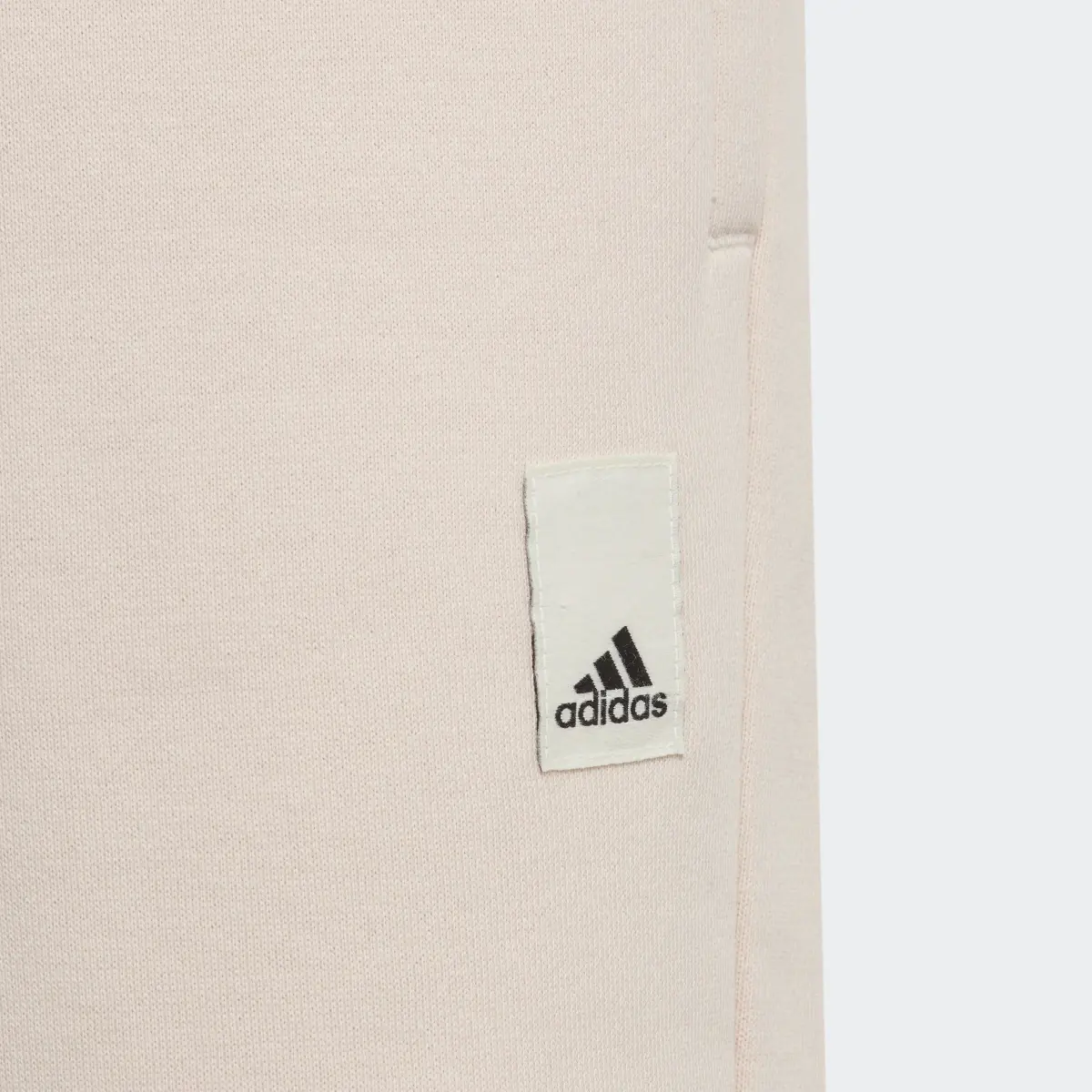 Adidas Lounge Cotton Fleece Wide-Leg Pants. 3