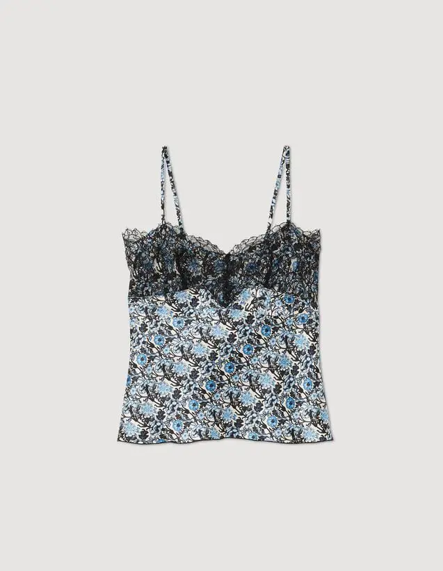 Sandro Printed camisole. 2