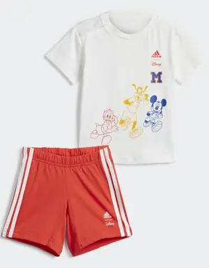 Adidas x Disney Mickey Mouse Tee and Shorts Set