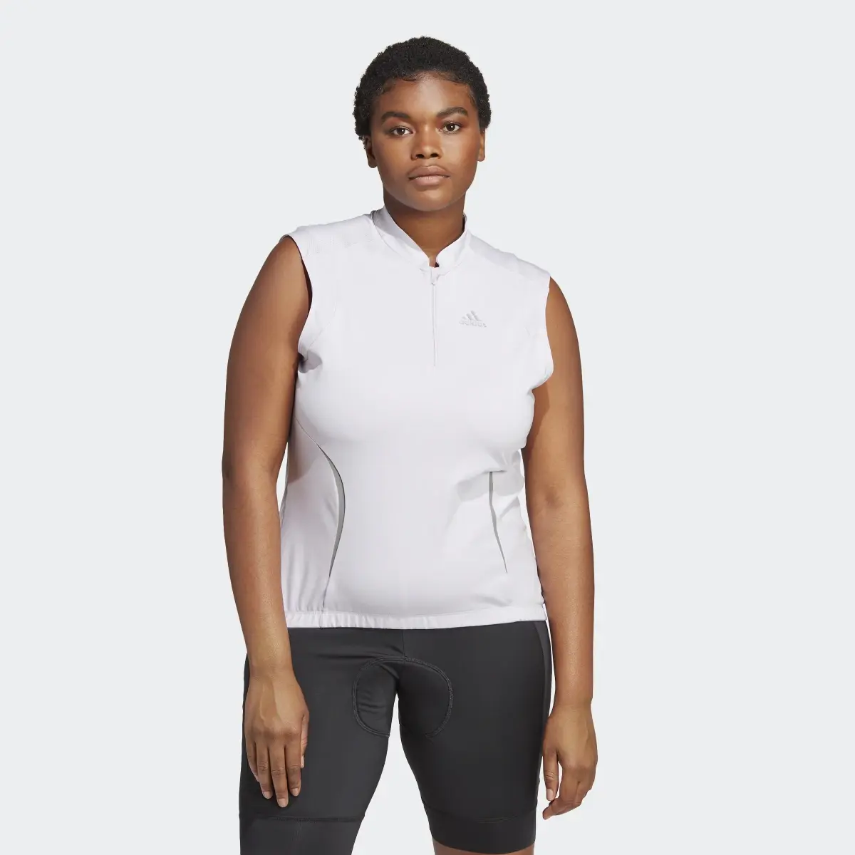 Adidas The Sleeveless Cycling Top (Plus Size). 2