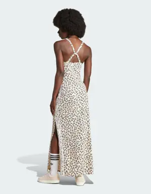 Adidas Vestido largo adidas Originals Leopard Luxe Maxi 3 bandas. 3 Adidas Vestido largo adidas Originals Leopard Luxe Maxi 3 bandas. 3