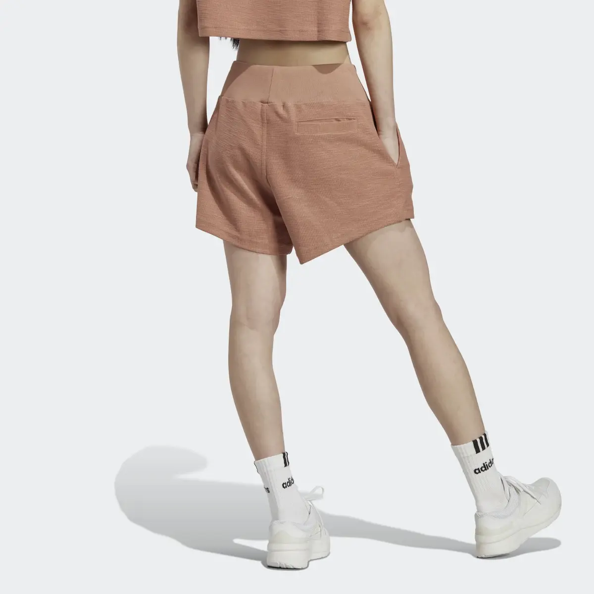 Adidas Lounge Terry Loop Shorts. 2