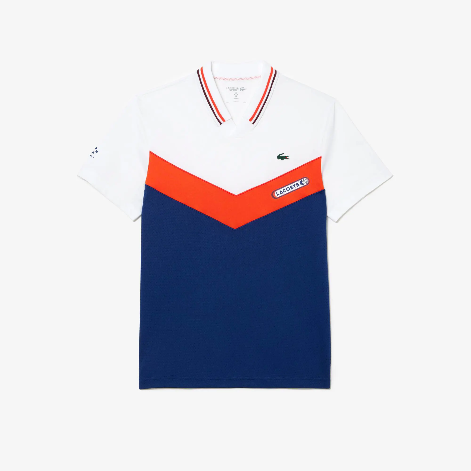 Lacoste Polo Lacoste Tennis × Daniil Medvedev slim fit efecto sin costuras. 2