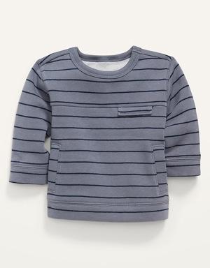 Striped Fleece Pocket Sweatshirt for Baby