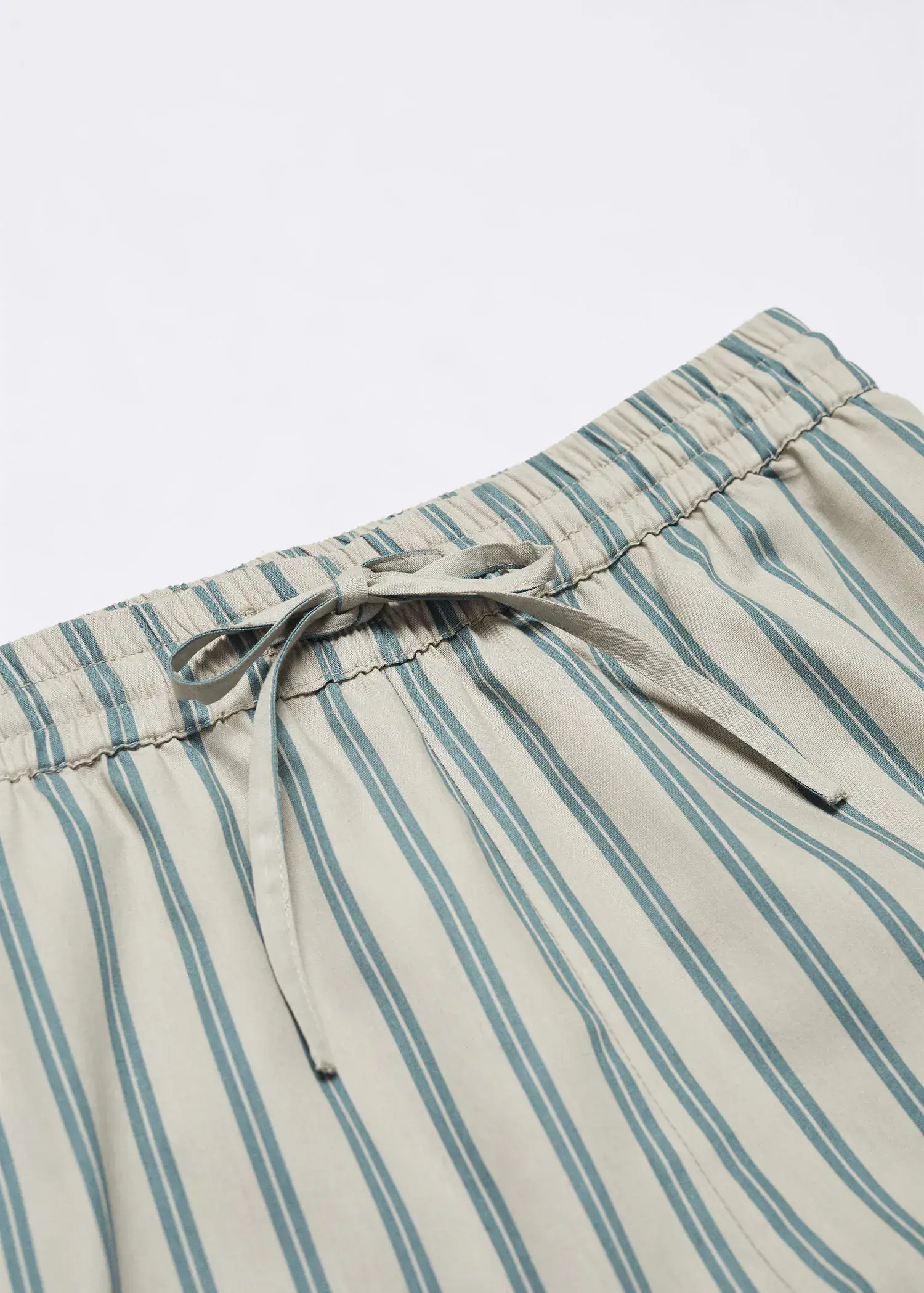 Mango Striped cotton long pyjama. 2