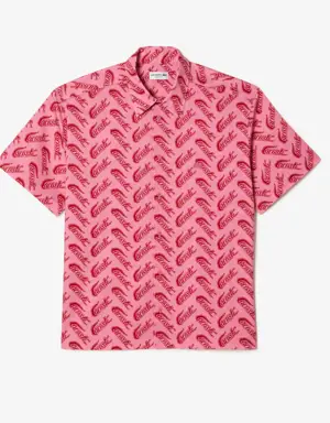 Men’s Lacoste Short Sleeve Vintage Print Shirt