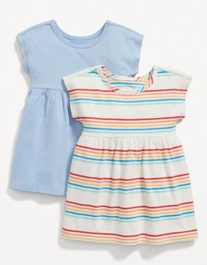 Old Navy Fit & Flare Printed Jersey Dress 2-Pack for Baby multi