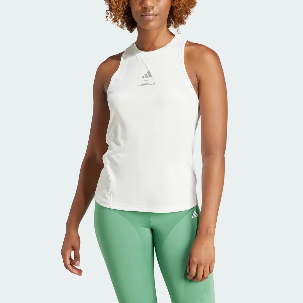 Adidas Les Mills Graphic Tank Top. 1