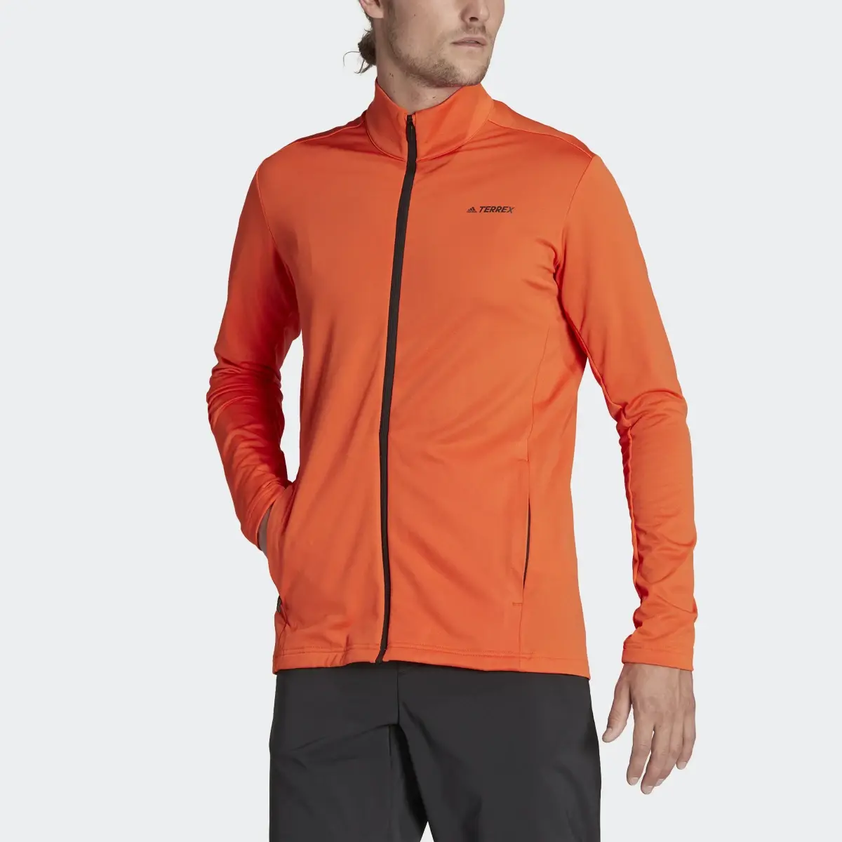 Adidas Terrex Multi Primegreen Full-Zip Fleece Jacket. 1