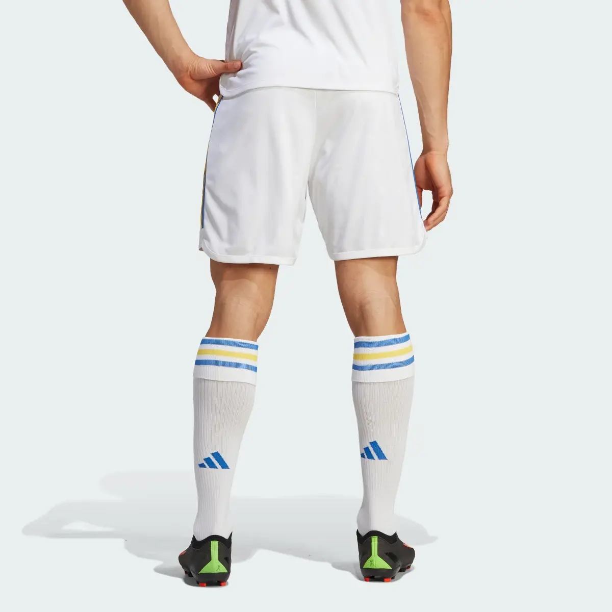 Adidas Leeds United FC 23/24 Home Shorts. 2