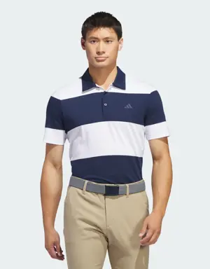 Colorblock Rugby Stripe Polo Shirt