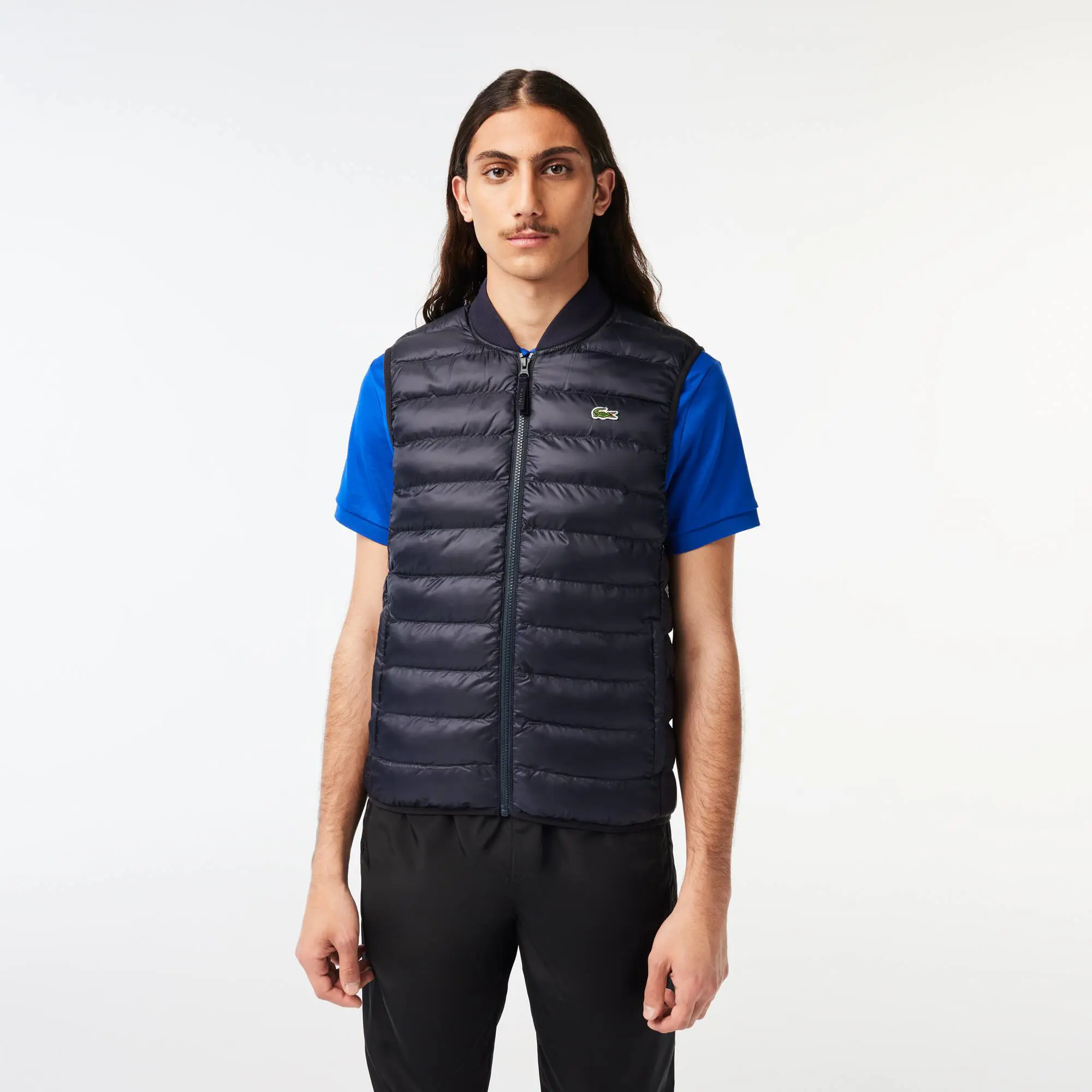 Lacoste Men's Water-Repellent Puffer Vest. 1