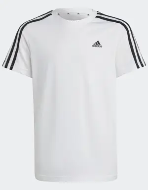 Adidas Essentials 3-Stripes Cotton T-Shirt. 3 Adidas Essentials 3-Stripes Cotton T-Shirt. 3