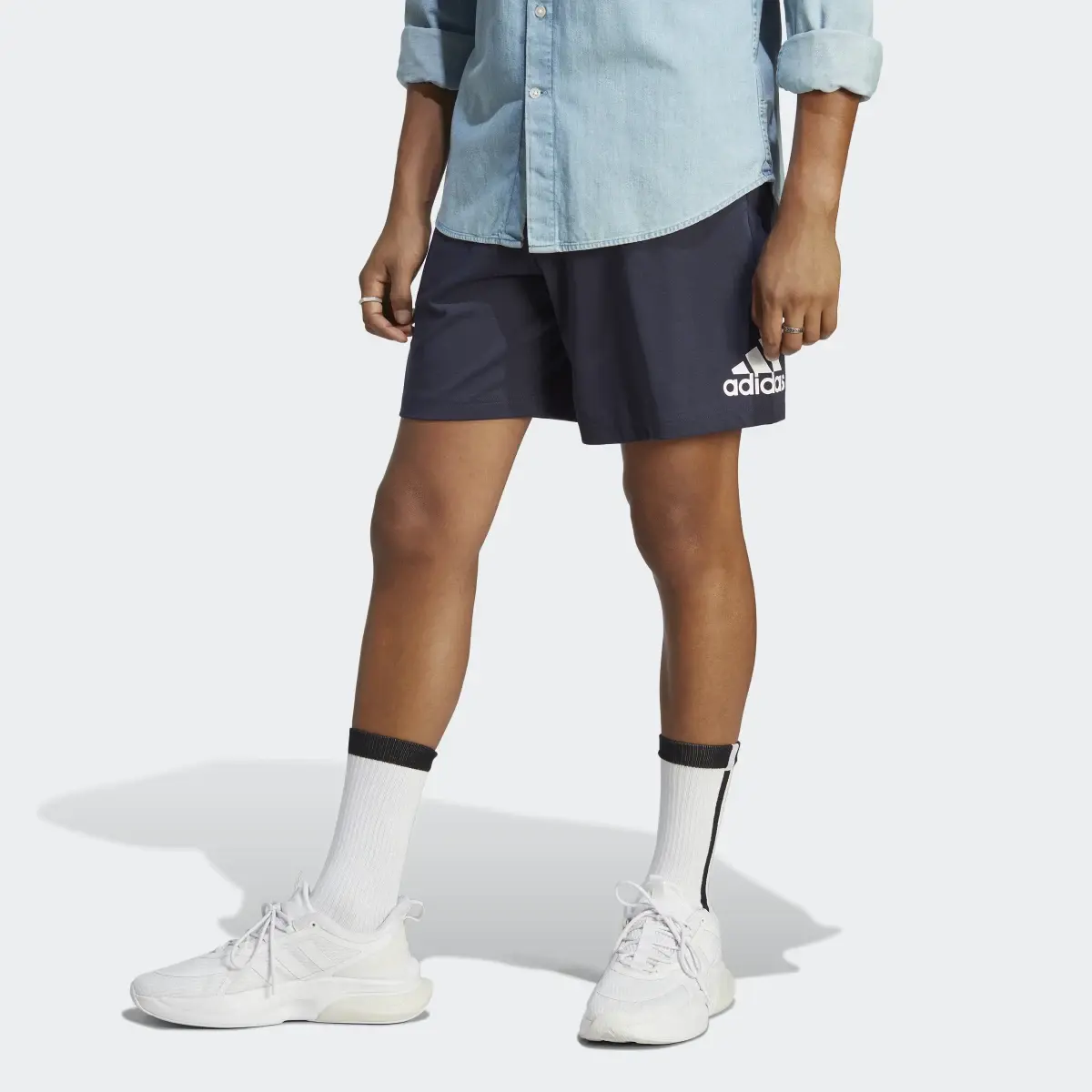 Adidas Essentials Logo Shorts. 1