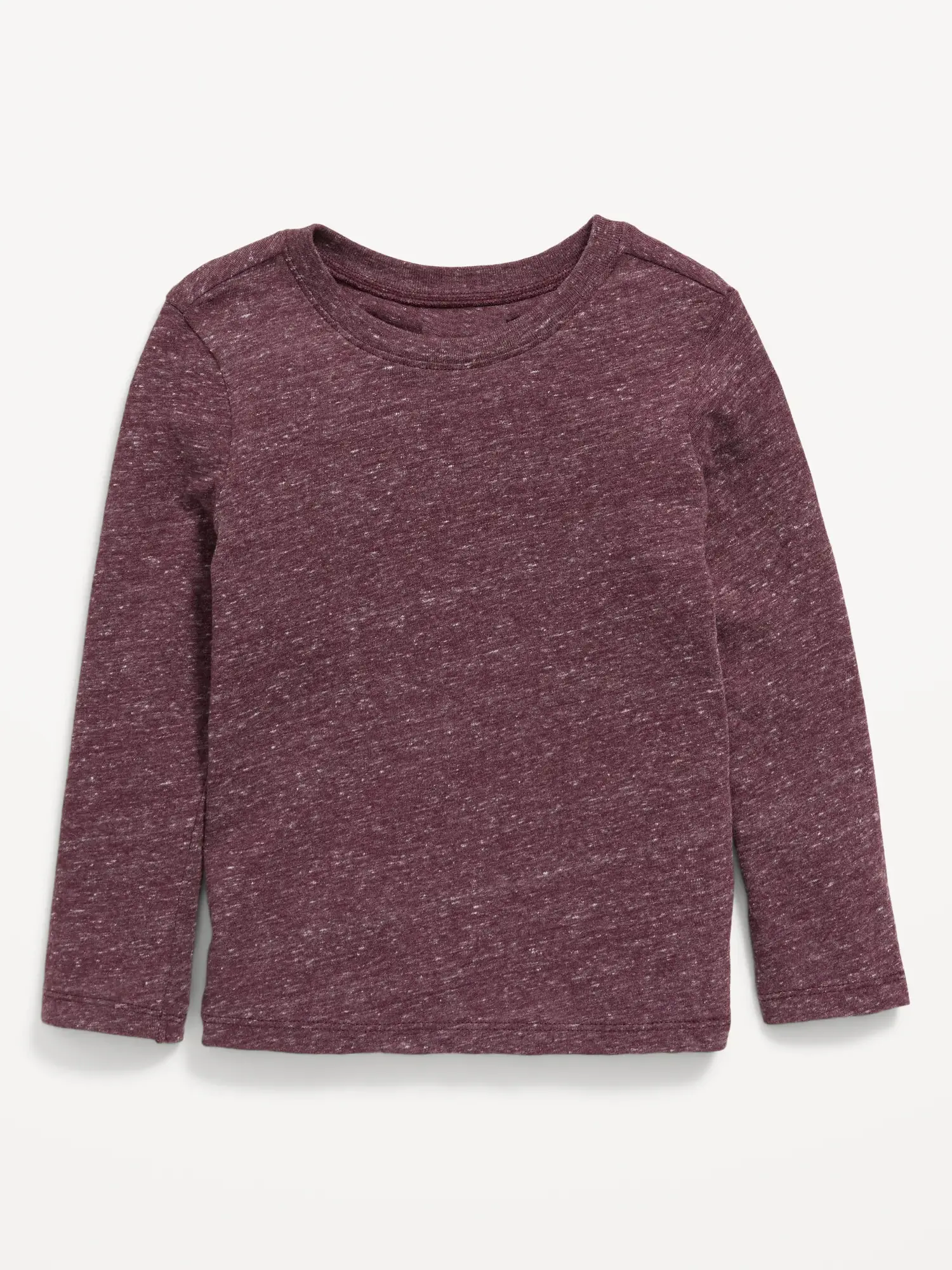 Old Navy Unisex Long-Sleeve Slub-Knit T-Shirt for Toddler red. 1