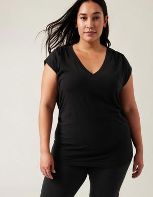 Outbound V Neck Tee black