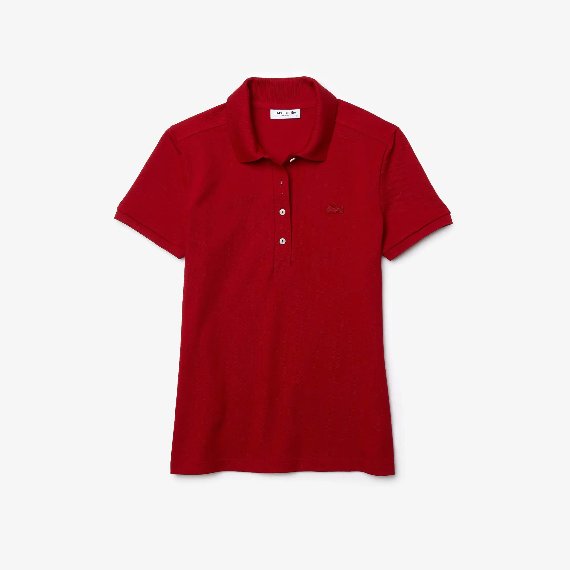 Lacoste Polo Lacoste en piqué de algodón stretch para mujer. 2 Lacoste Polo Lacoste en piqué de algodón stretch para mujer. 2