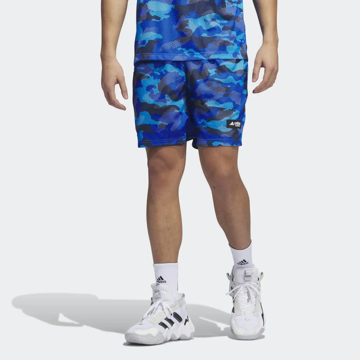 Adidas Legends Allover Print Shorts. 1