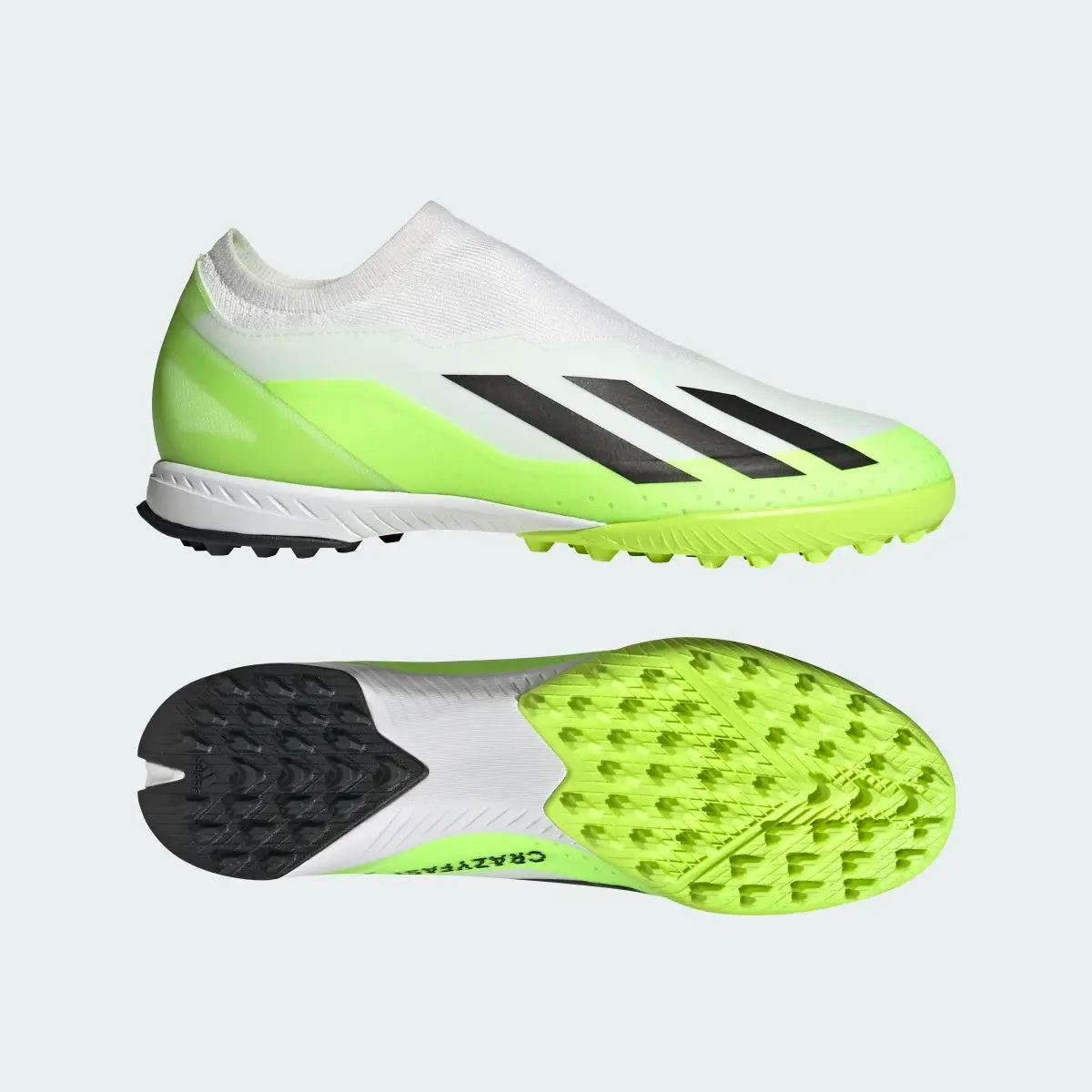 Adidas X Crazyfast.3 Laceless Turf Soccer Shoes. 1